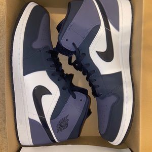 Jordan 1 sanded obsidian purple